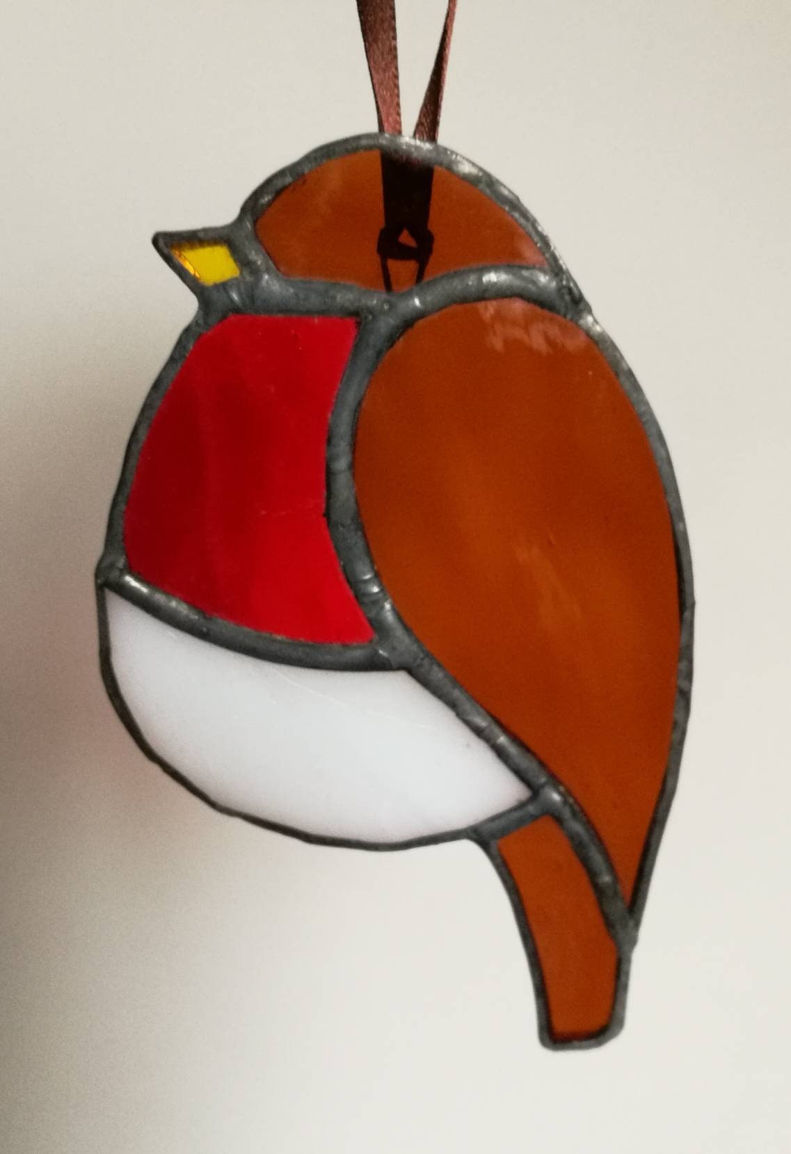 Stained Glass Robin Etsy UK