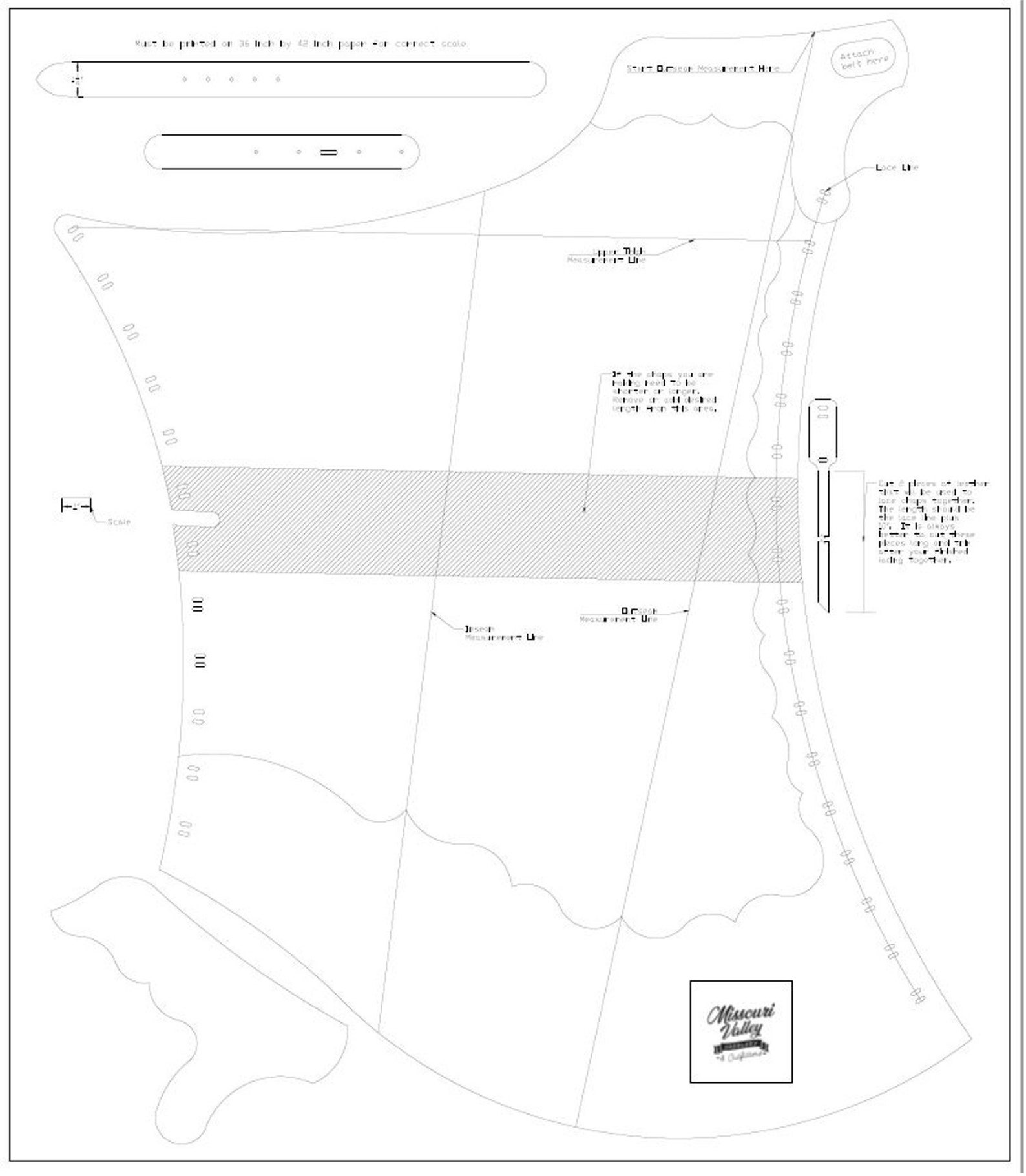 Cowboy Chap Pattern - Etsy