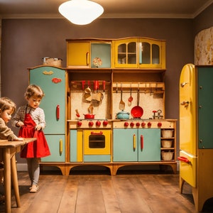 Pinnacle of Luxury: Custom-Designed Wooden Play Kitchens