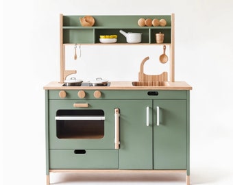 Handmade Wooden Play Kitchen | Customizable | Special Design