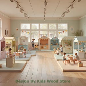 Indoor & Outdoor Playhouse for Kids - For Play Areas, Daycares, Nurseries, and Play Areas | Full Service: Design + Production + Delivery