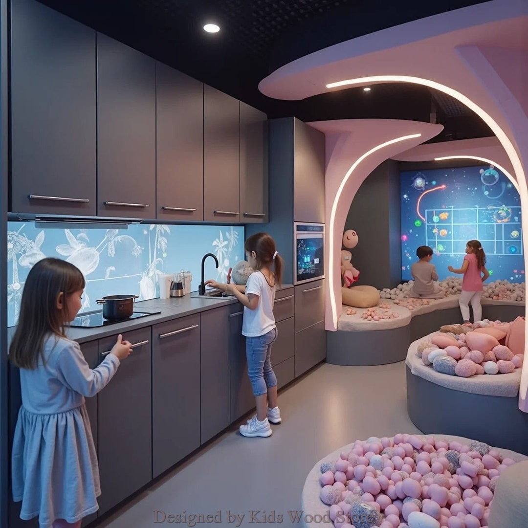 Tech-inspired Children's Kitchens for High-end Mansions and Cafes ...