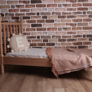 Bobine de lit faite main - Taille et couleur personnalisées Jenny Lind Spindle Bed