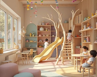 Buy Custom Wooden Indoor Play Area: Kids Room Furniture Design