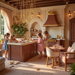 Rustic Children's Kitchens for Cozy, Nature-themed Playrooms Special ...