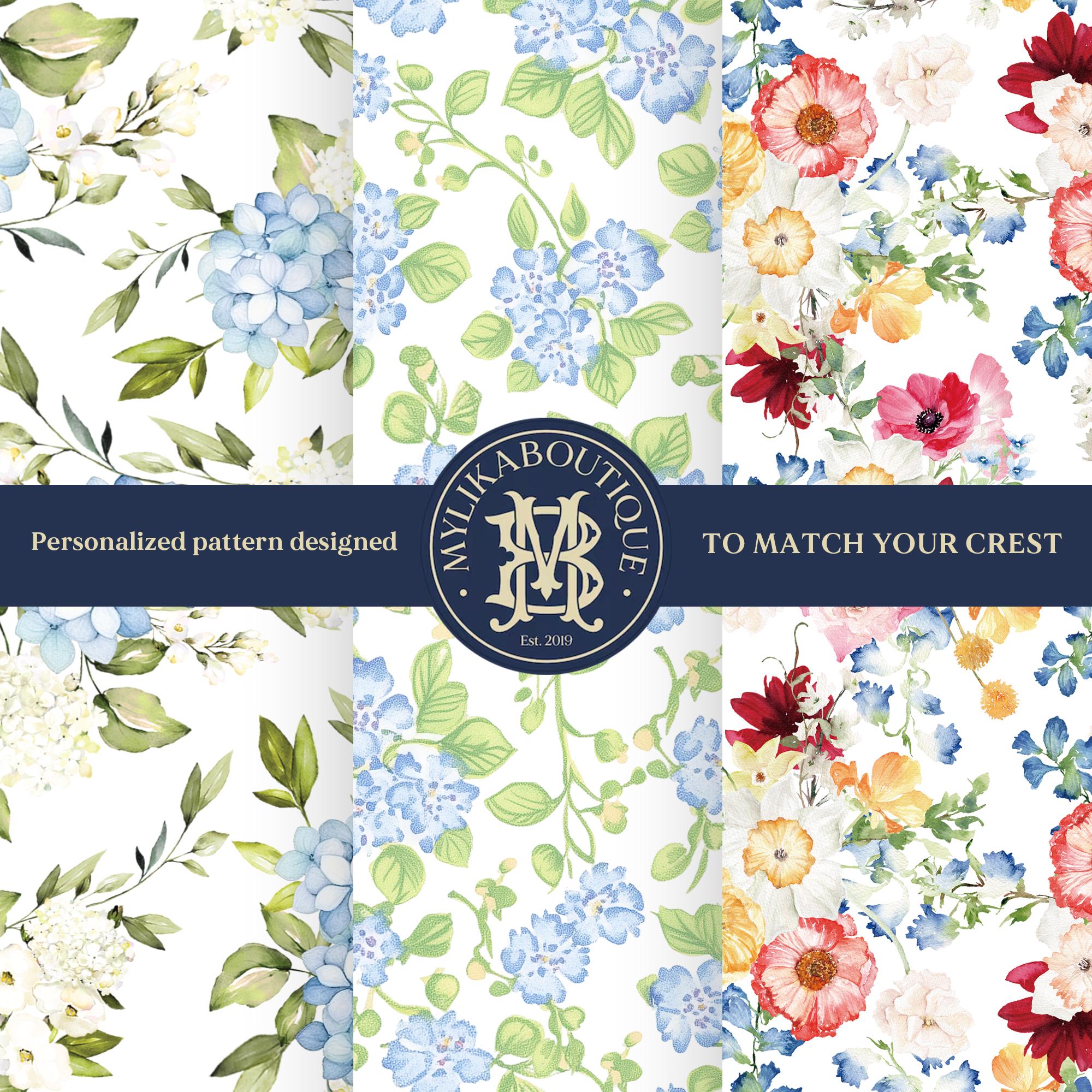 Made-to-match Pattern for Your CUSTOM Crest, Custom Design Service ...