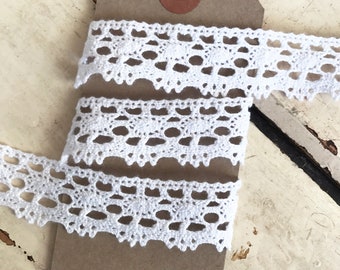 GREENLANS 10 Yard Handicrafts Embroidered Net Lace Edge Trim Ribbon DIY Crafts 22mm Black