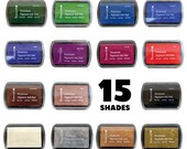 Dovecraft Pigment Ink Stamp Pad - 15 Shades - Stamping - Black White Metallic Gold Copper Silver Red Purple Blue Green White Brown Pink