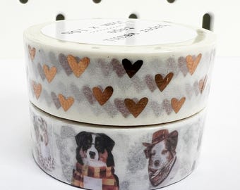 Puppy Love Paper Washi Tape Set