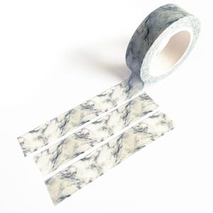 Grijze marmeren stenen washitape | 15 mm x 10 m |Knutselboek voor briefpapier Scrapbookingjournaal
