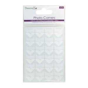 Coins photos | 48 Blanc | Albums Scrapbooking Cartes de journalisation