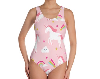 Awesome Unicorn One-Piece Swimsuit