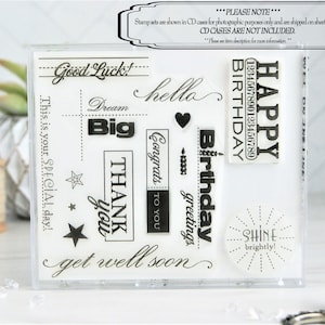 MY FAVORITE THINGS Stamps - On The Line Stamp Set - Photopolymer Stamps - Card Making - Scrapbooking - Paper Crafts