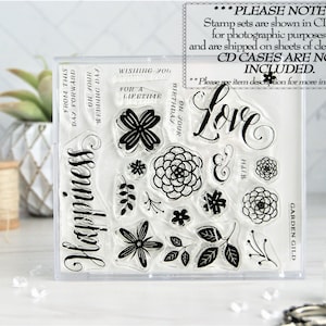 PAPERTREY INK - Garden Guild Stamp Set & Cover Plate Die Set -Photopolymer Stamps -Thin Steel Dies -Card Making -Scrapbooking - Paper Crafts