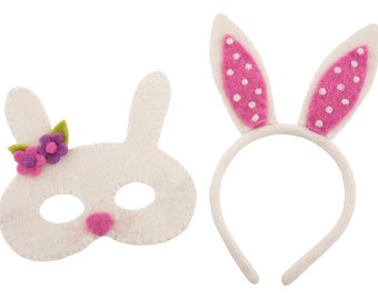 Easter Bunny ears, Rabbit ears, Easter bunny mask, rabbit mask, Easter dress-up, Easter gift, egg hunt, novelty easter