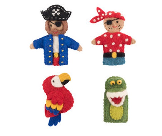 pirate finger puppets