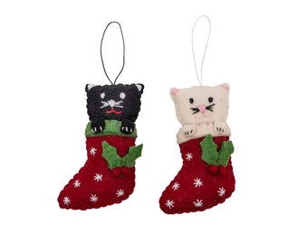 Cats in stockings