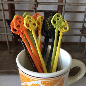 Lot of Vintage Cocktails Stirrers, Swizzle Sticks, Barware,  Drinkware, Cocktail, Cocktail Culture, Cocktail Party, Entertaining, Kitsch