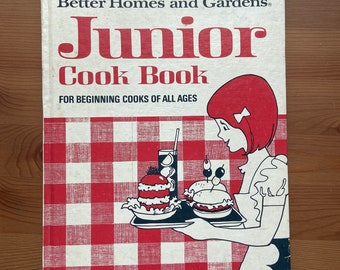 Vintage 1972 Better Homes and Gardens Junior Cook Book for Beginning Cooks of All Ages, READ, Retro, Cooking, Baking,