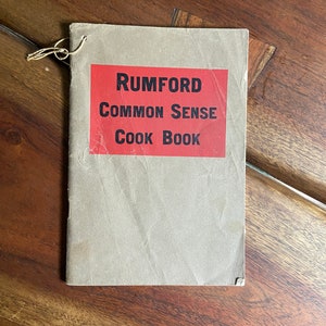 Vintage Rumford Baking Powder Cookbook, Retro, Recipes, Baking, Vintage Kitchens, Kitchenalia, Old Cookbooks