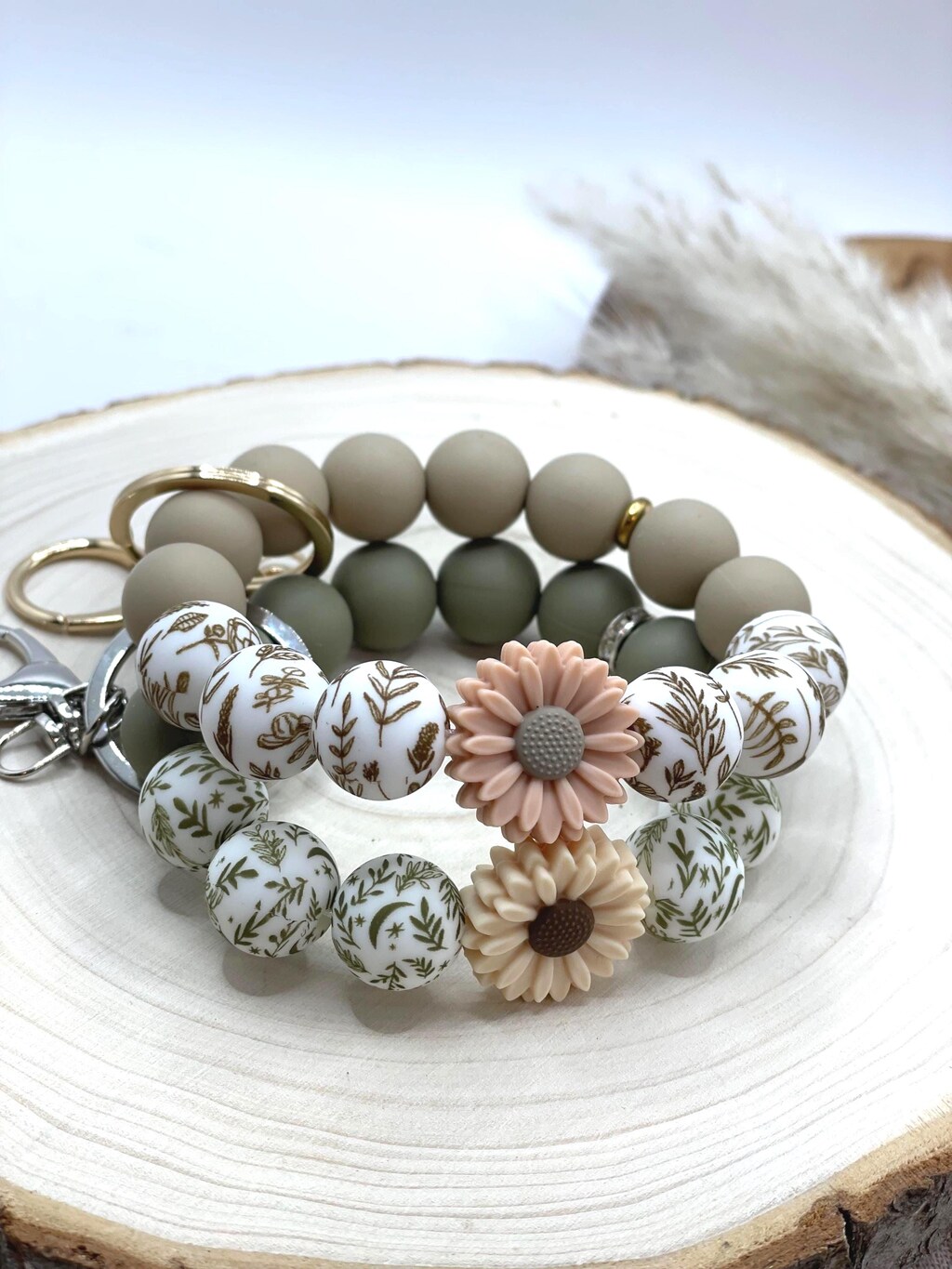 Bracciale Donna Con Perle Bianche In Acciaio Inox – Selfmade Jewelry, Design Filigrana Con Scatola Regalo