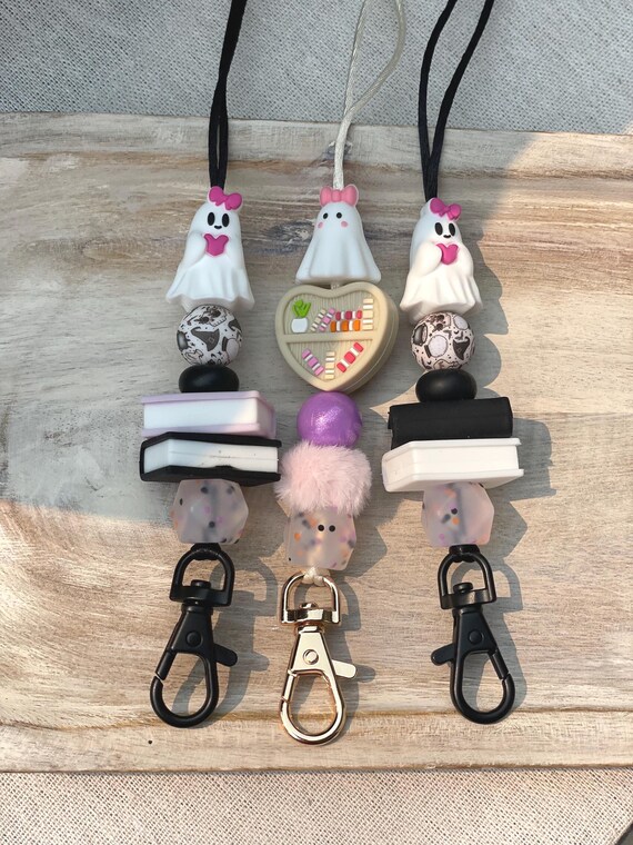 Aazon.co : Onevenvi Halloween Lanyards For ID Badges, Scary Sile ID