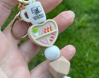 Cadeau pour amoureux des livres Mini bibliothèque porte-clés