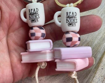 Lire la suite de livres Porte-clés : breloque tasse à café en perles
