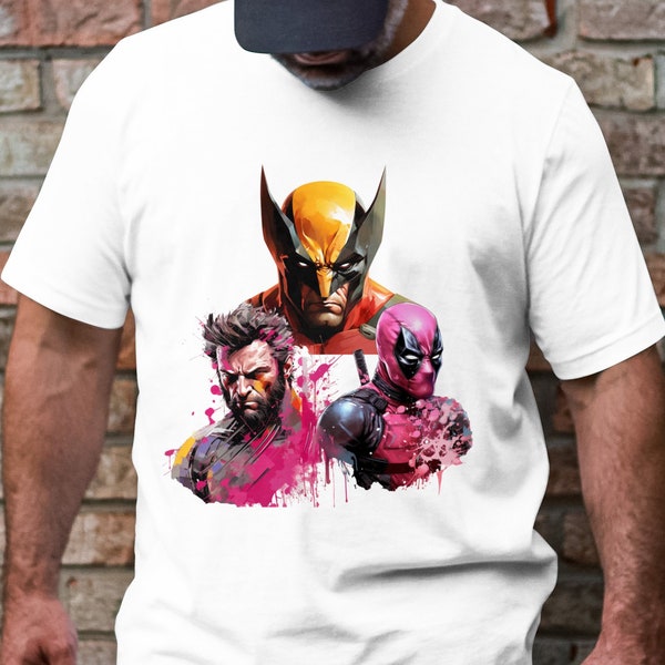 Deadpool 3 Wolverine & Deadpool Team-Up Unisex t-shirt extra comfortable and soft