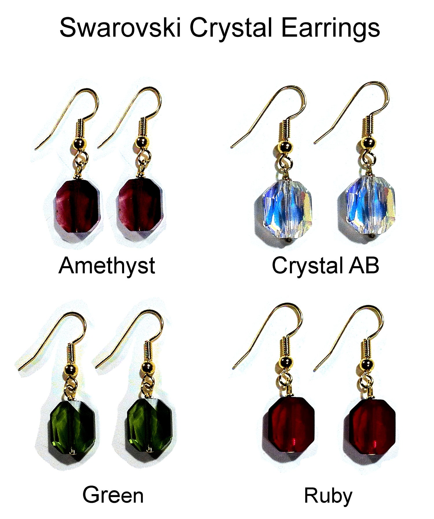 gold plated helix earrings