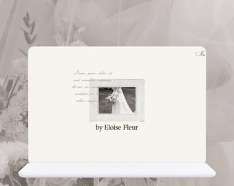 SHOWIT Website Template für Fotografen & Kreative | Eloise Fleur