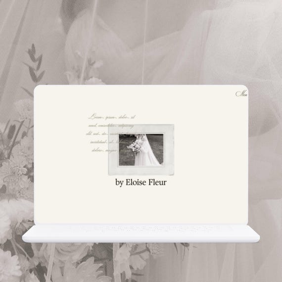 SHOWIT Website Template for Photographers & Creatives | Eloise Fleur