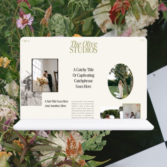 SHOWIT Website Template for Photographers & Creatives | The Olive