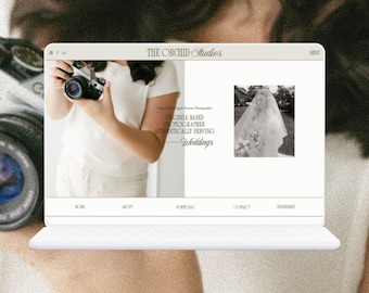 SHOWIT Website Template für Fotografen & Kreative | Die Orchidee