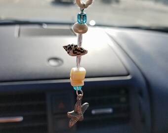 Starfish Car Charm for Rear View Mirror