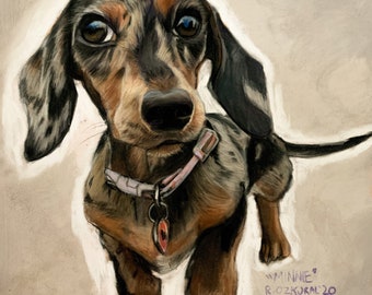 Custom, made to order hand drawn pastel pet portraits. Let me draw you pets! Dog portrait examples