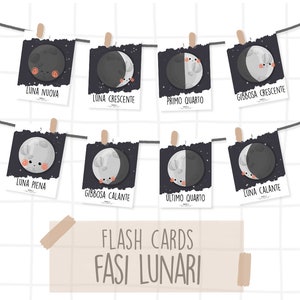 Flash Cards FASI LUNARI