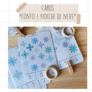 Snowflakes - I learn to count - DOWNLOAD
