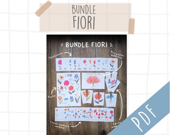 BUNDLE fiori - flashcards, poster e giochi PDF