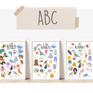 A4 or A3 educational posters - ABC book