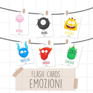 Flash Cards EMOZIONI