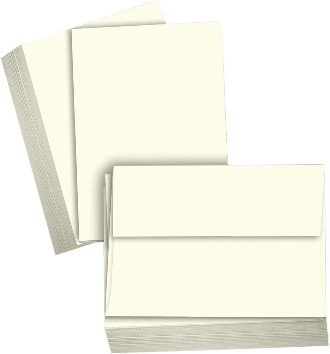 Hamilco Cream Colored Cardstock - Blank Index Flash Note & Post Cards ...