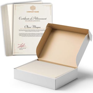 Hamilco Cream Colored Cardstock 8 x 10" Heavy Weight 80 lb Cover Card Stock for Printer - 50 Pack image 4