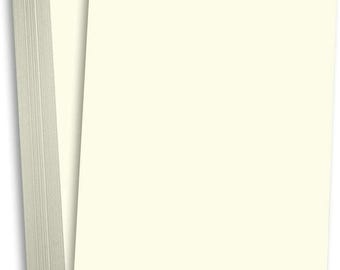Hamilco Cream Colored 8 1/2" x 14" Legal Size Cardstock Paper 100lb Cover 25 Pack