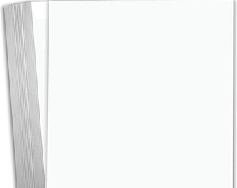 Hamilco White Cardstock Scrapbook Paper 12x12 Heavy Weight 110 lb Cover Card Stock – 25 Pack