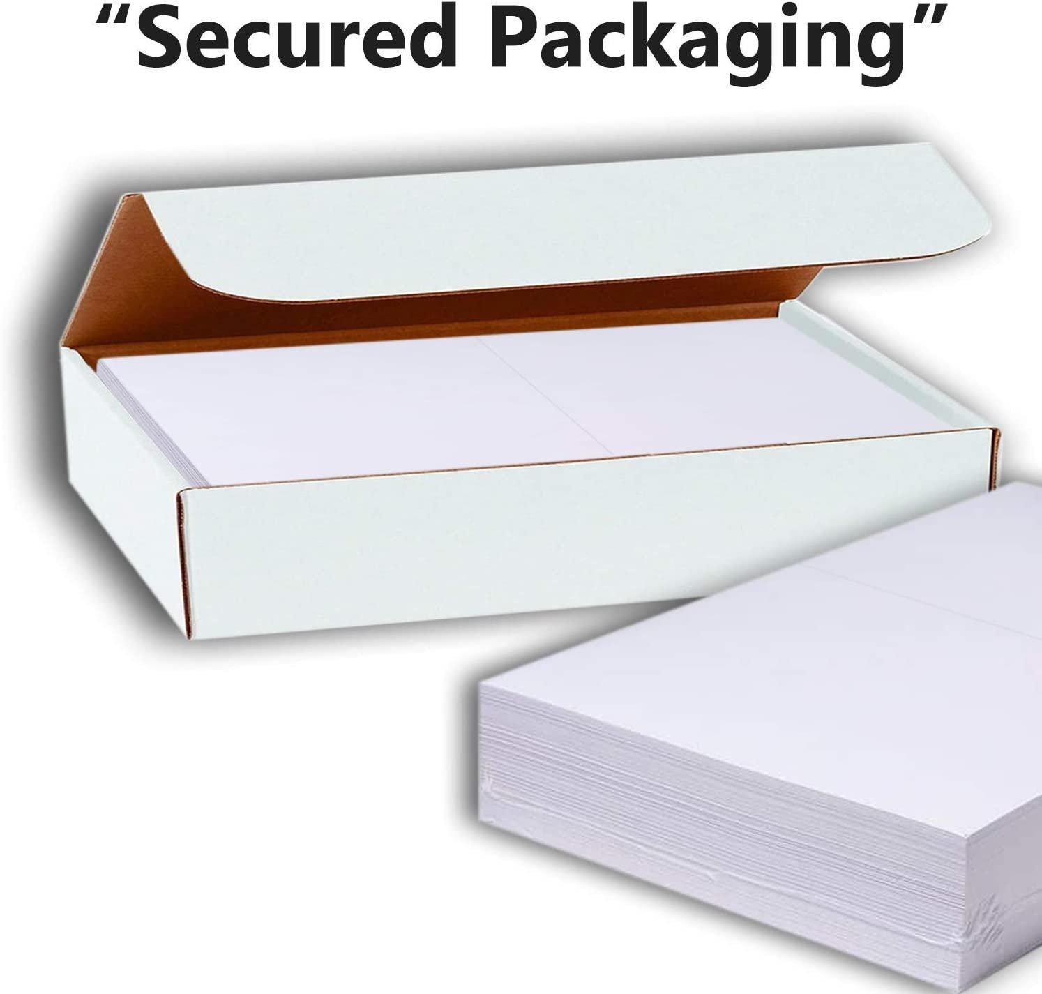 Cardstock Note Hamilco White Cardstock Paper Blank Note Cards 4.5