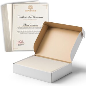 Hamilco Cream Colored Cardstock Paper 4.5" x 6.25" A6 Card 80 lb Cover for Printer 100 Pack image 4