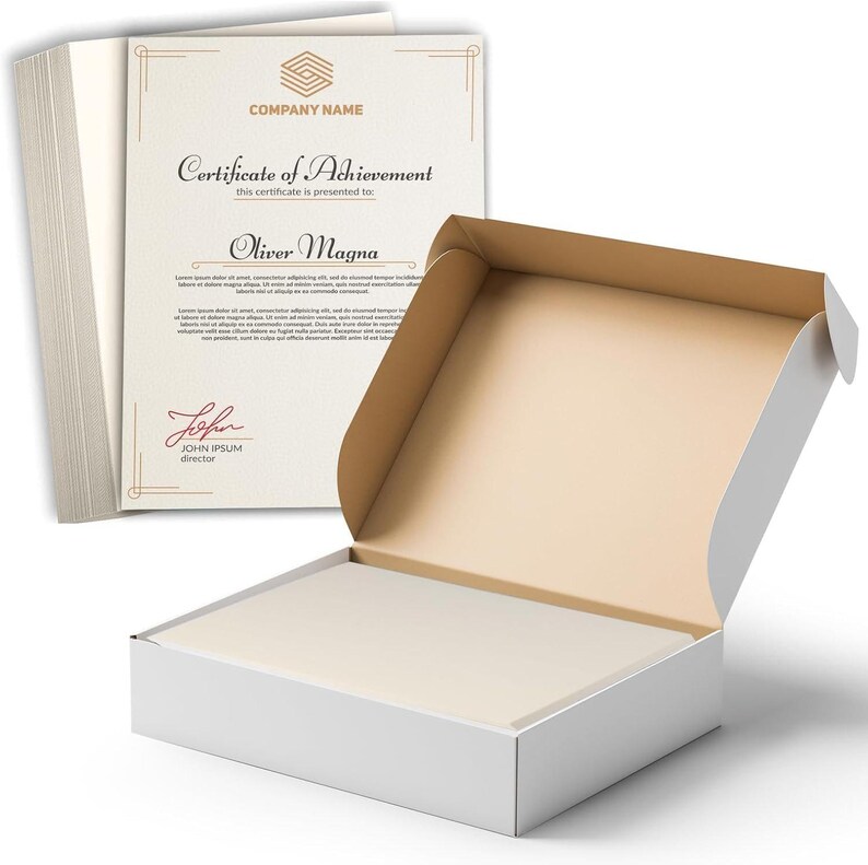 Hamilco Cream Colored Cardstock Paper 4.5" x 6.25" A6 Card 80 lb Cover for Printer 100 Pack image 4