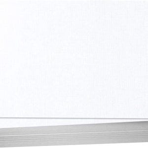 Hamilco 5x7 Gray Linen Cardstock Paper Blank Index Cards Flat Card