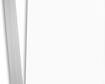 Hamilco White Cardstock Thick 11x17 Paper - Heavy Weight 100 lb Cover Card Stock 25 Pack